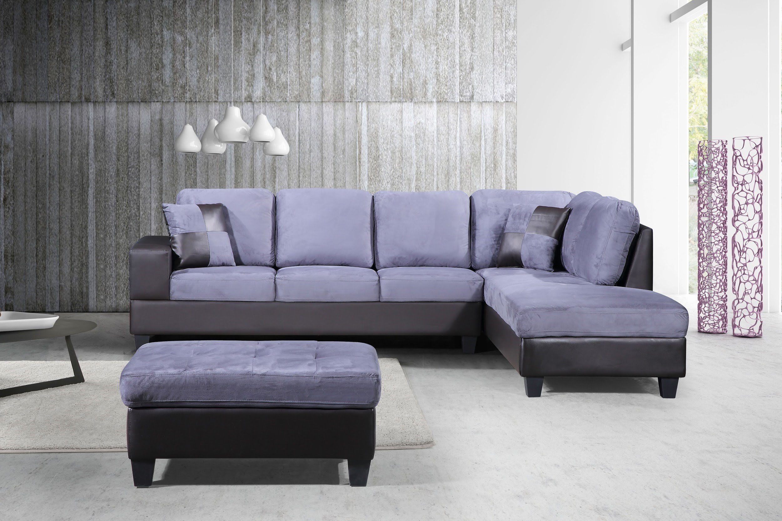 faux leather sofa set