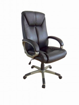 Office, Executive, Leader Chair With Bounded Leather And Adjustable Height-10765